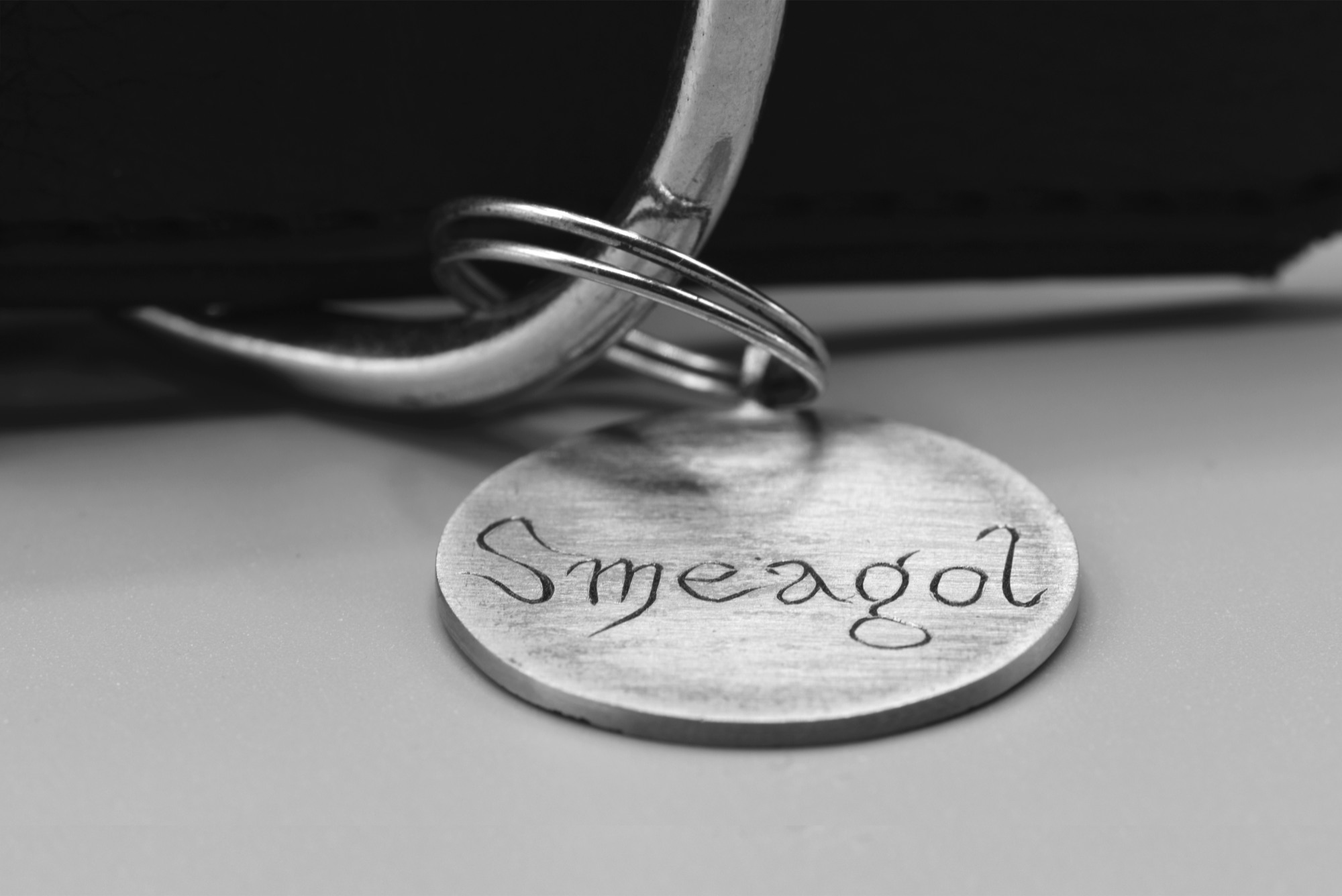 Médaille pour chien, prénom gravé à la main